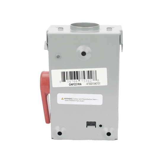 Interruptor de Seguridad GNF221RA, 240Vca, 2 polos, 30 Amp, sin portaf