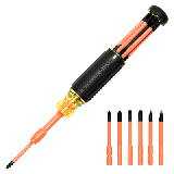 Destornillador Aislado 6-en-1 Auto-Lock / Aislado 1000V CAT III / Almo