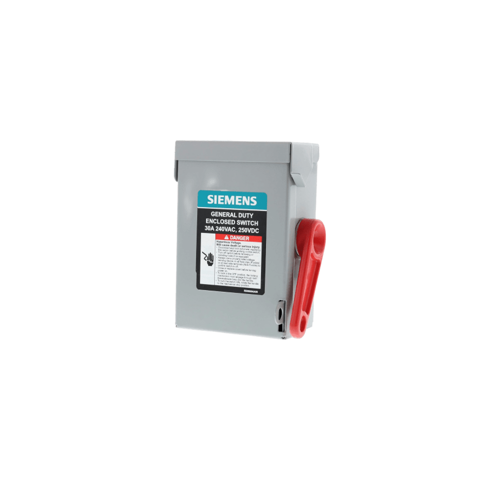 Interruptor de Seguridad GNF321A, 240Vca, 3 polos, 30 Amp, sin portafu