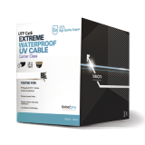 Bobina de Cable UTP Cat6 para Exterior en Color Blanco / 305 Metros (1