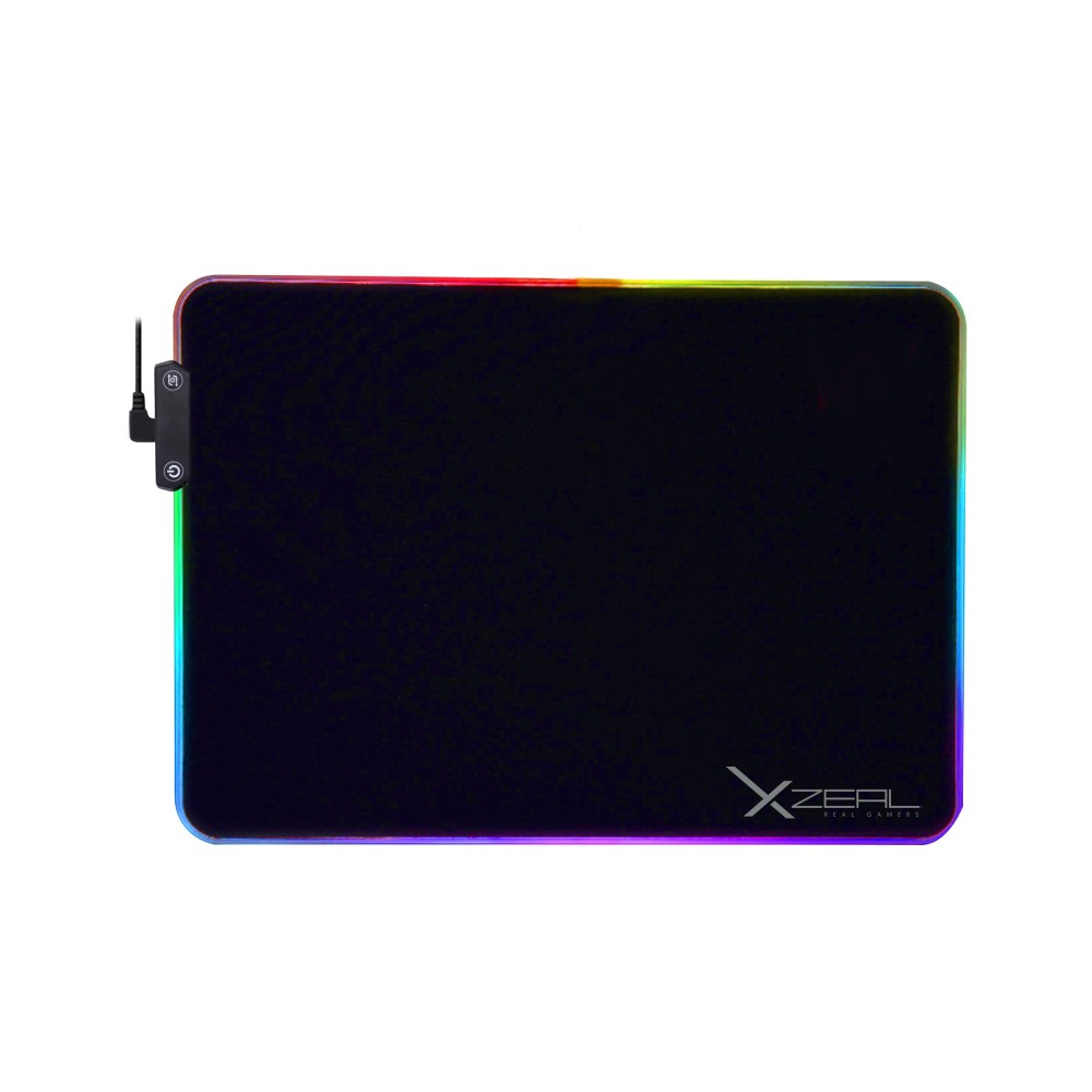 MOUSE PAD XZEAL XZ310 FULL RGB USB/HUB ANTIDERRAPANTE LED (XZAMP10B)