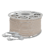 Manguera LED Luminosa Blanca de Resina Transparente y Flexible / Para