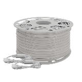 Manguera LED Luminosa Blanca de Resina Transparente y Flexible / Para