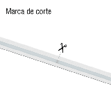 Manguera LED Luminosa Blanca de Resina Transparente y Flexible / Para