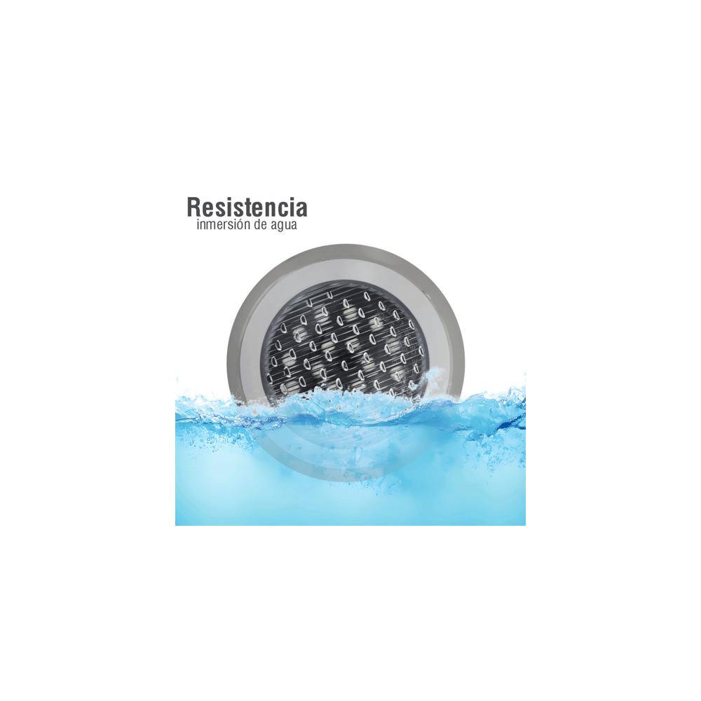 Luminario Sumergible /Luz Blanca 6500 K / 18W / 2340 lm / IP68 / Ø290m