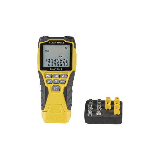 Kit Scout™ Pro 3 Probador de Cables de Voz (RJ11/12), de Datos (RJ45)