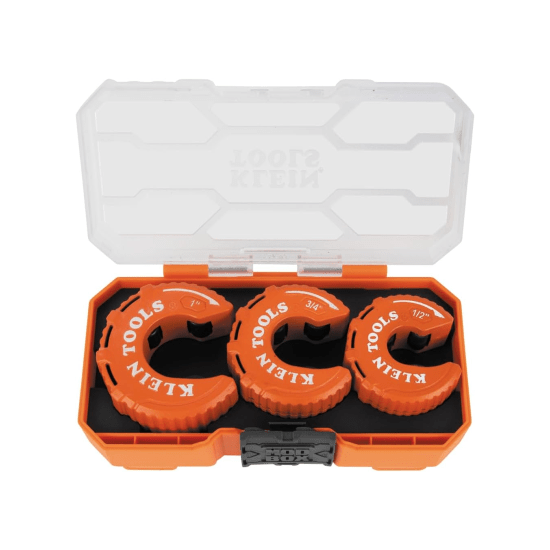 Juego de 3 Cortadores para Tubería de Cobre de 1/2", 3/4" y 1".