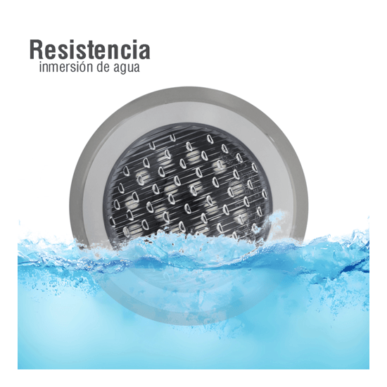 Luminario Sumergible RGB / 18W / 2340 lm / IP68 / Ø290mm x 62mm / Uso