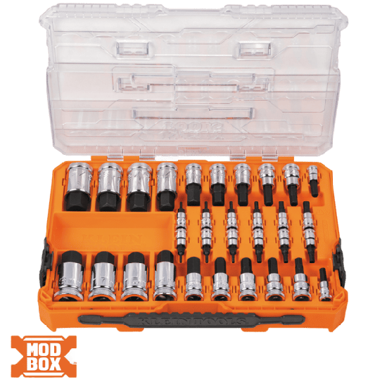 Juego de Dados Moleteados / SAE-Métrico-Hex-Torx® / 13 Piezas por Set