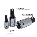 Juego de Dados Moleteados / SAE-Métrico-Hex-Torx® / 13 Piezas por Set