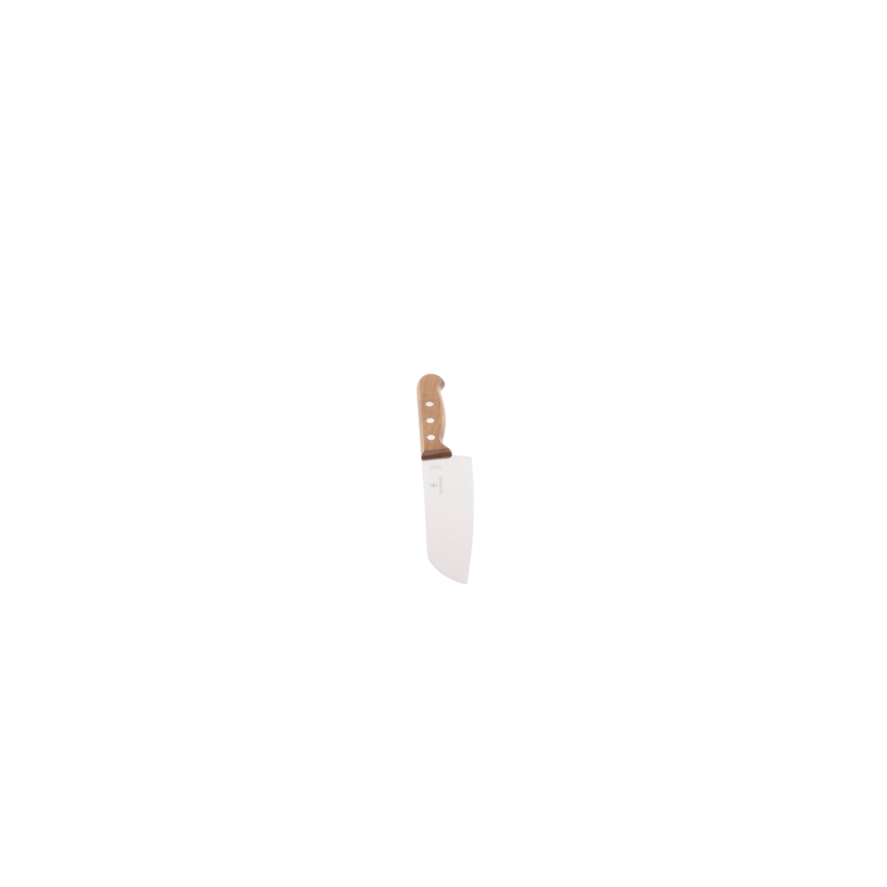 Cuchillo Santoku Wood de 17 cm, Filo con Corte Recto, Estilo Japonés
