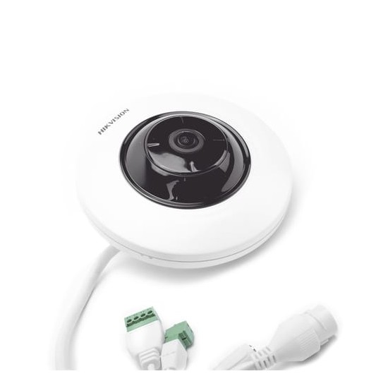 Mini Fisheye IP 5 Megapixel / Panorámica 180° - 360° / Microfono Integ