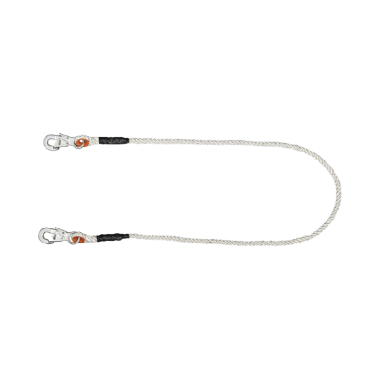 Cables de Protección con Cuerda de Polipropileno de 9/16'' Seguro Dobl