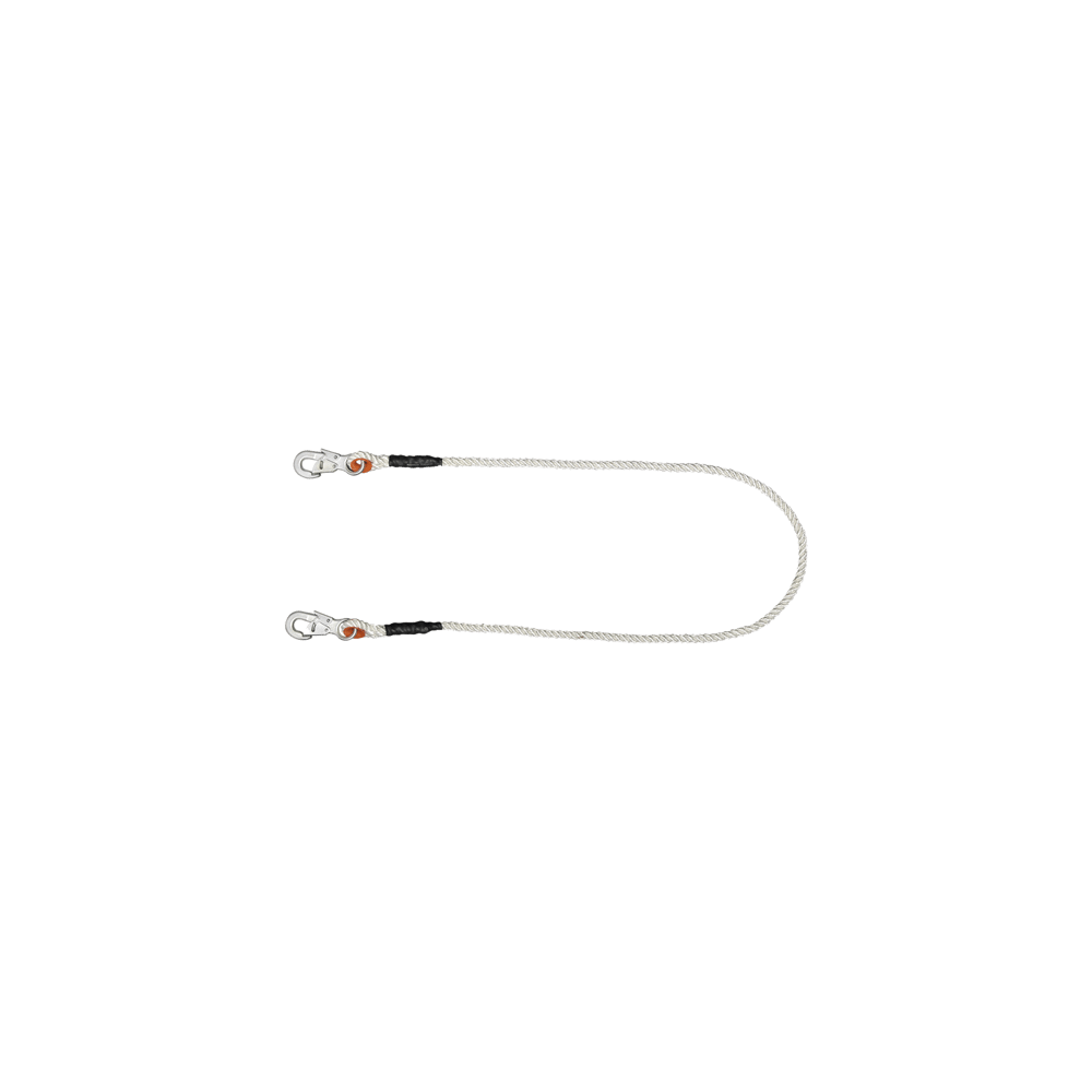 Cables de Protección con Cuerda de Polipropileno de 9/16'' Seguro Dobl