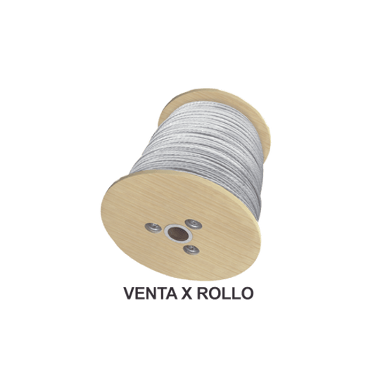 Cables de Protección con Cuerda de Polipropileno de 9/16'' Seguro Dobl