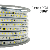 Manguera LED Luminosa Blanca de Resina Transparente y Flexible / Para