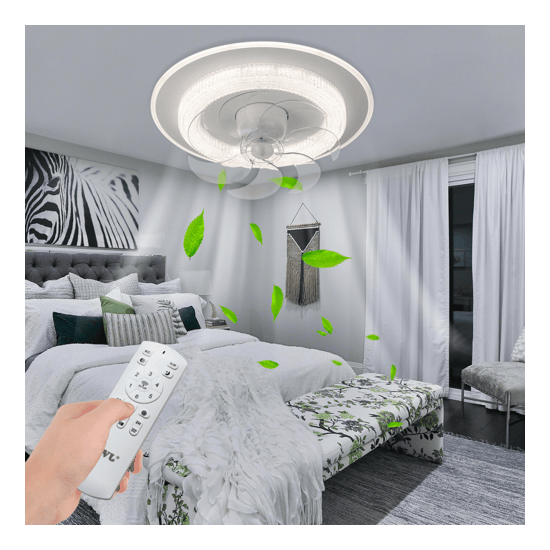Ventilador de Techo con Luminario LED de 110 V CA 50/60 Hz / 88 W / 3