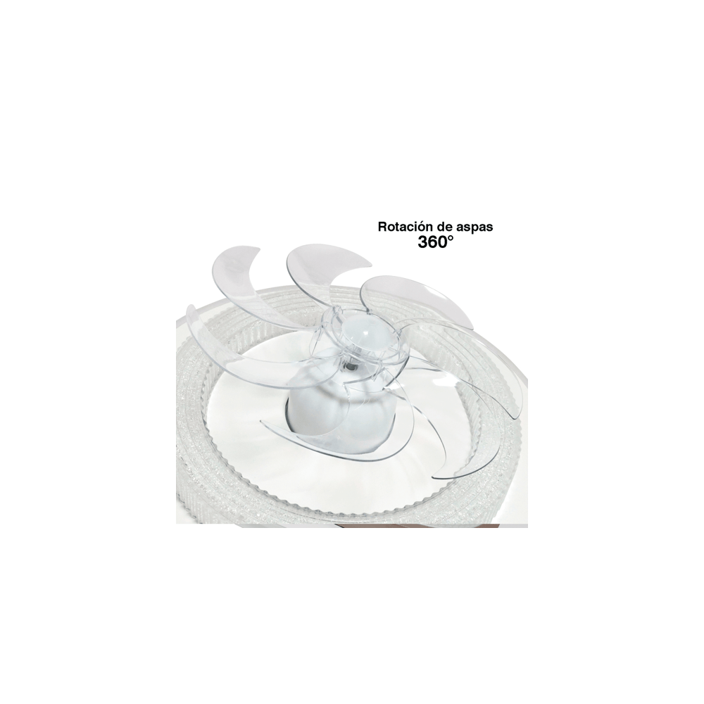 Ventilador de Techo con Luminario LED de 110 V CA 50/60 Hz / 88 W / 3