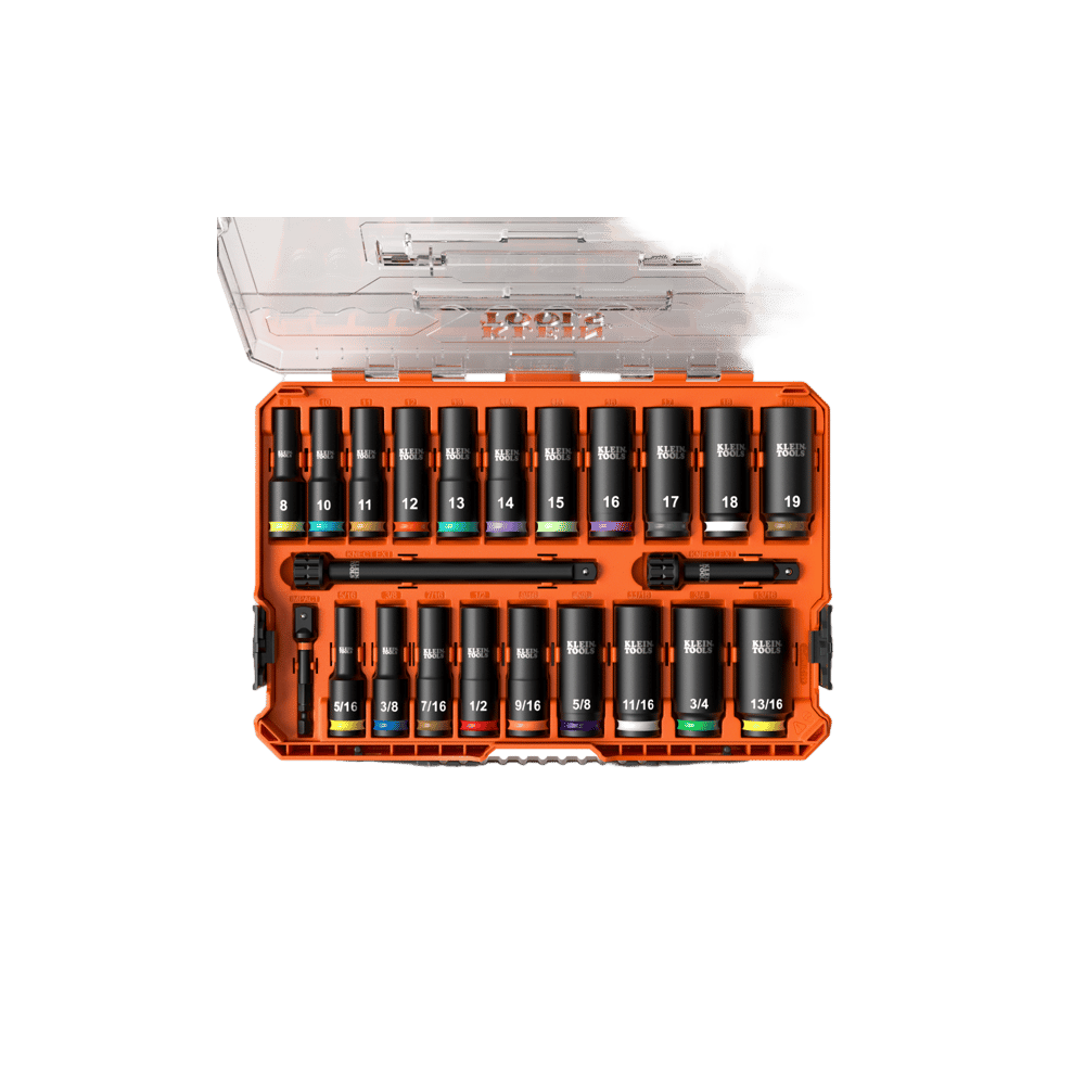 Juego de Dados de Impacto KNECT™ (M) / 3/8" Drive Profundo / SAE y Mét