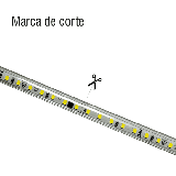 Manguera Led para uso Interior o Exterior / 50 m/ 127 V CA / 500 W Pot