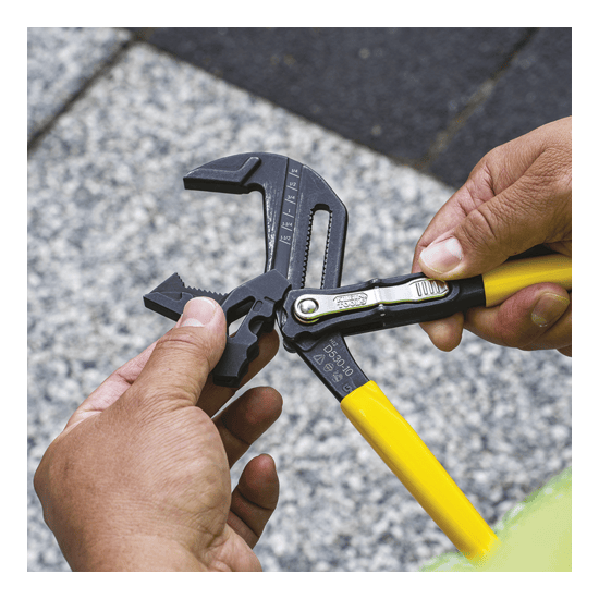 Llave de Pinzas Inglesa y Perico de 10" (25.4 cm). Multiusos de Rápido