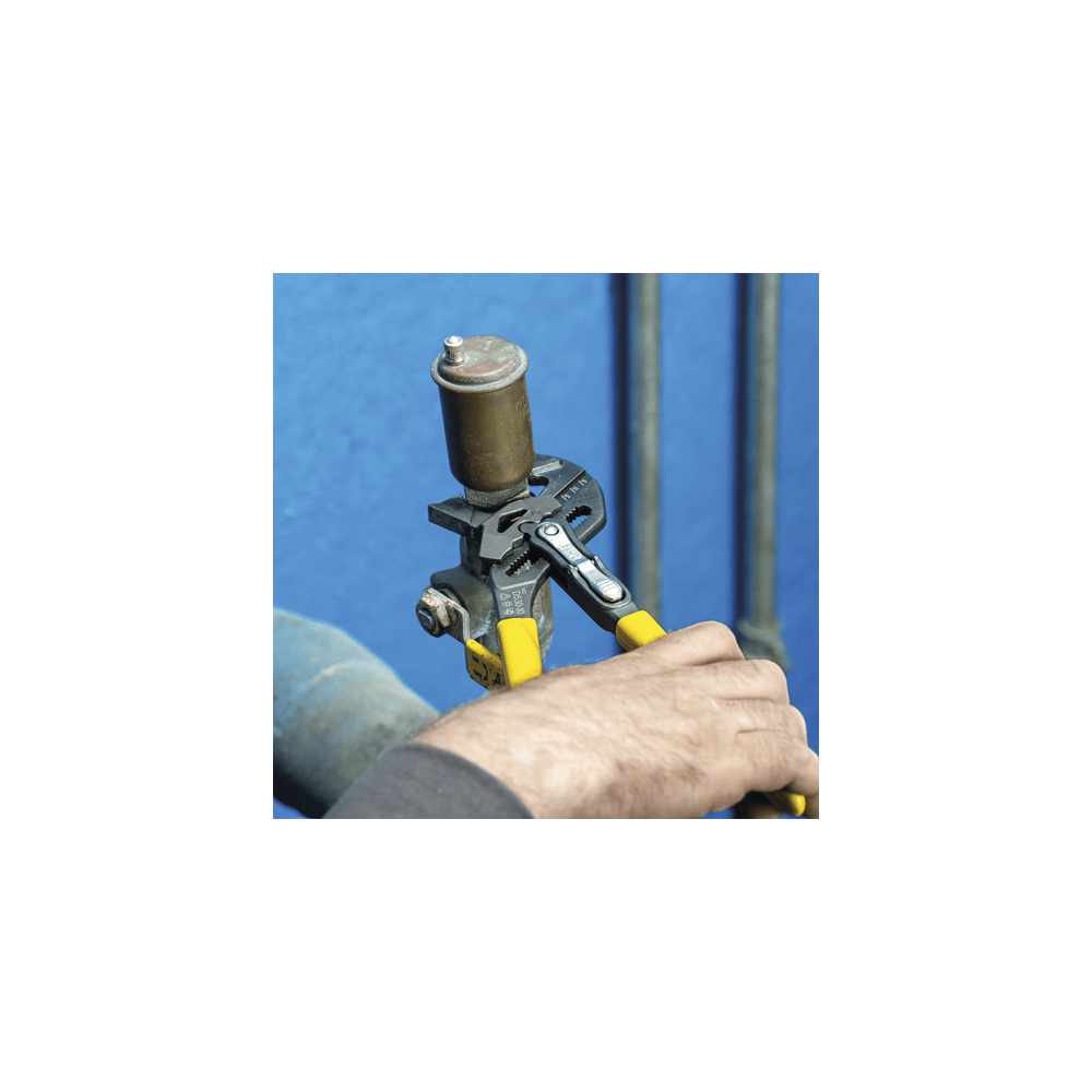 Llave de Pinzas Inglesa y Perico de 10" (25.4 cm). Multiusos de Rápido