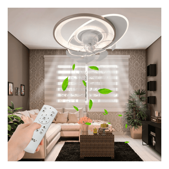 Ventilador de Techo con Luminario LED de 110 V CA 50/60 Hz / 88 W / 3