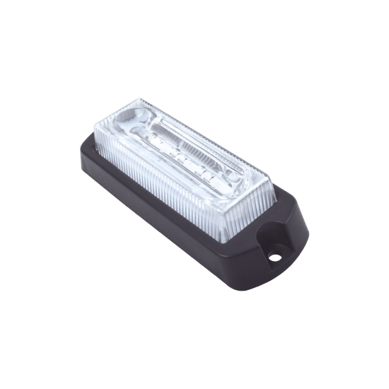Luz Auxiliar Ultra Brillante X13 de 4 LEDs, color Ámbar, con mica tran