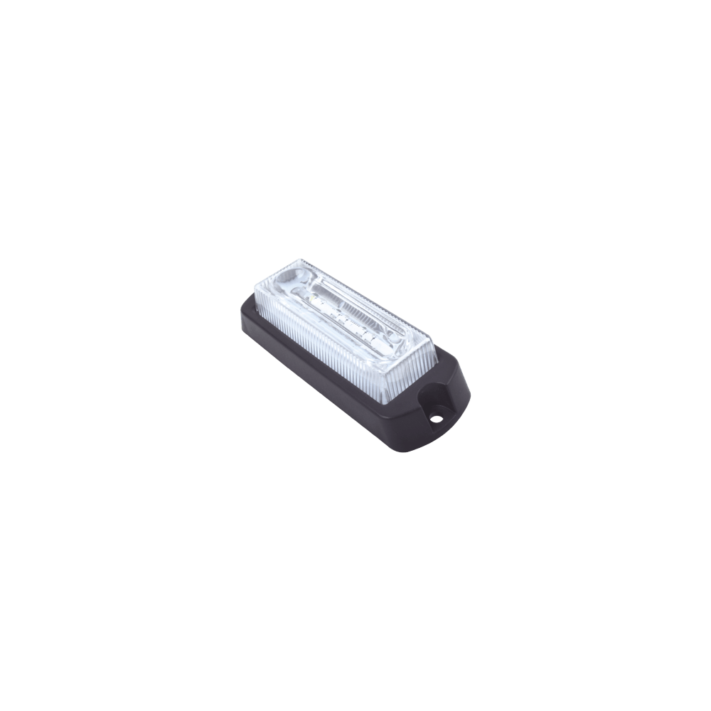 Luz Auxiliar Ultra Brillante X13 de 4 LEDs, color Ámbar, con mica tran