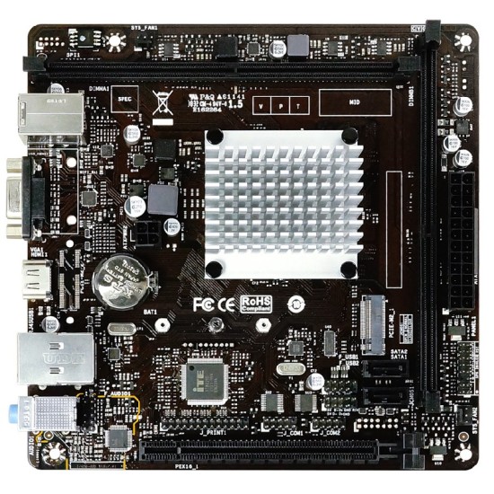 TARJETA MADRE BIOSTAR J4105NHU DDR4 HDMI VGA PCIE SATA QUAD CORE INTEL