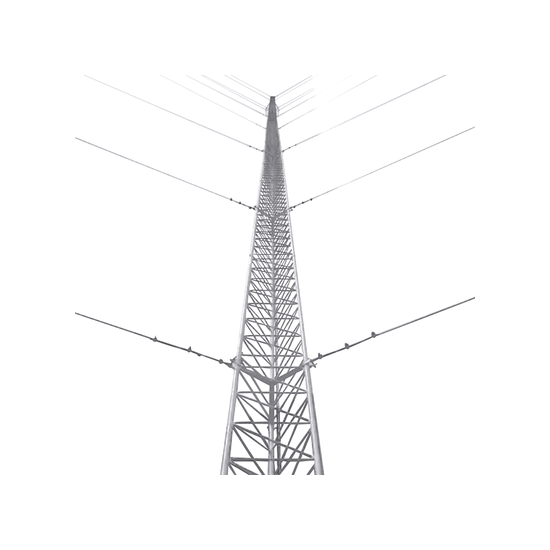 Kit de Torre Arriostrada de Piso de 6 m Altura con Tramo STZ45 Galvani