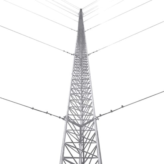 Kit de Torre Arriostrada de Piso de 6 m Altura con Tramo STZ45 Galvani