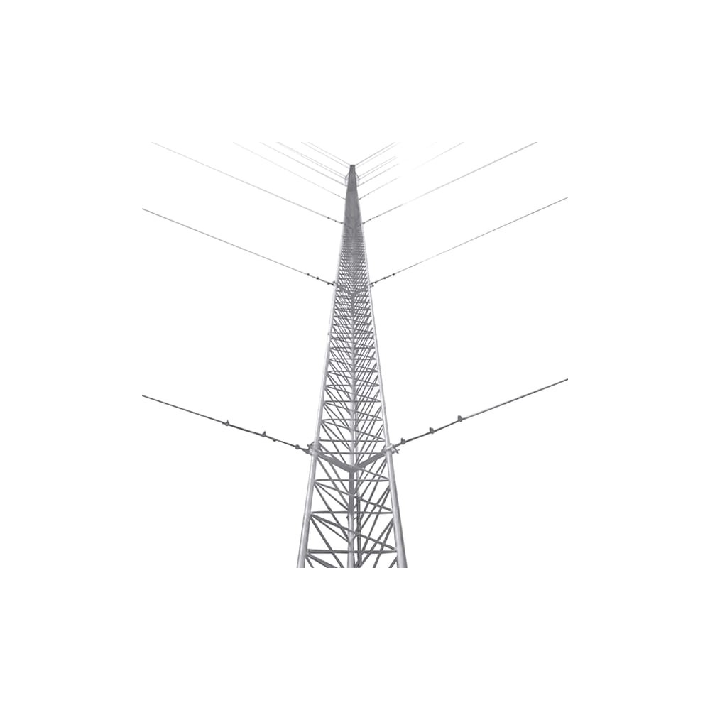 Kit de Torre Arriostrada de Piso de 6 m Altura con Tramo STZ45 Galvani
