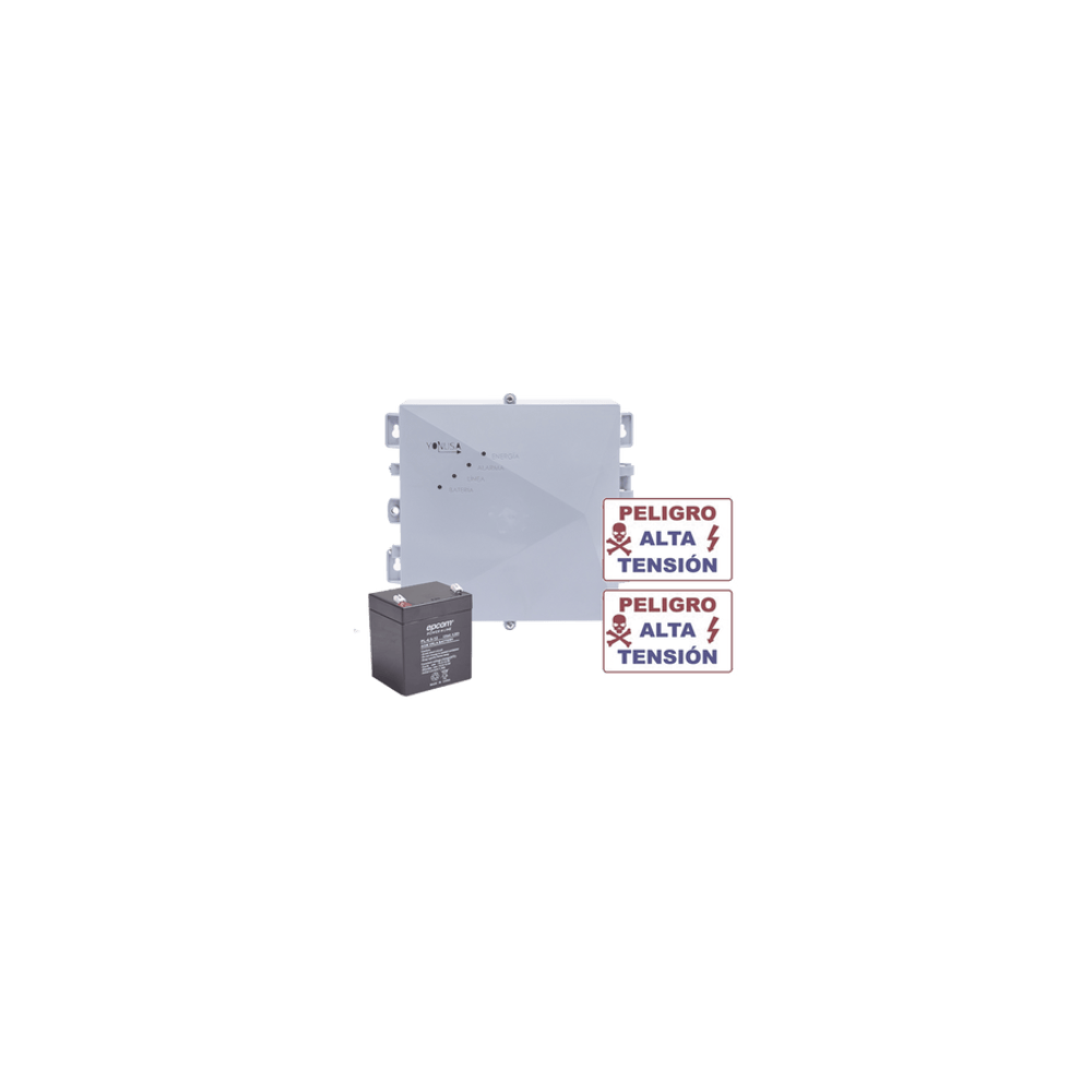 KIT ESENCIAL PARA 25Mts PERIMETRALES DE CERCO ELÉCTRICO PARA PROTECCIÓ
