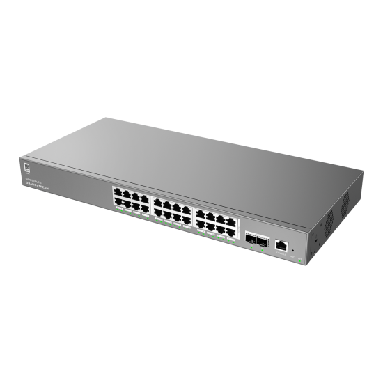 GWN7803PL-Pro, Switch PoE Administrable capa 2++, 24 x GigaEth PoE/PoE