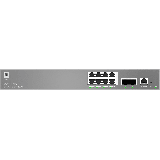 GWN7801P-Pro, Switch PoE Administrable capa 2++, 8 x GigaEth PoE/PoE+