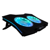 BASE ENFRIADORA GAMER BALAMRUSH 11-17" RGB 2 USB EOLOX NEGRO BR-931304