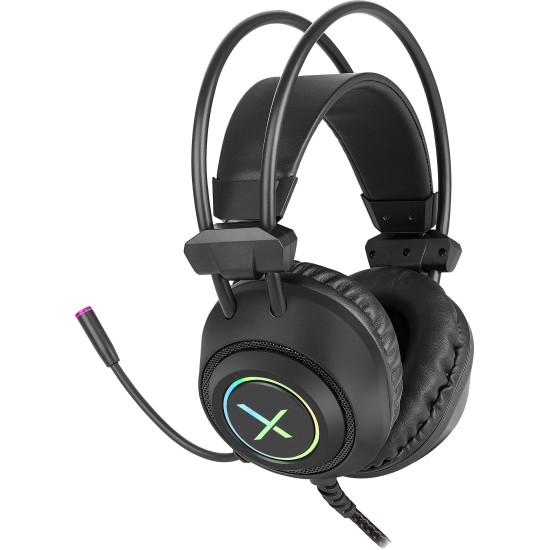 DIADEMA GAMER XZEAL MICROFONO 13 CM USB 3.5MM LED 7 COLORES XZHD205B