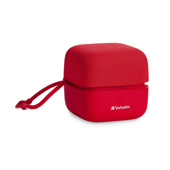 ALTAVOZ INALAMBRICO VERBATIM BLUETOOTH-MICROSD- ROJO VB70225