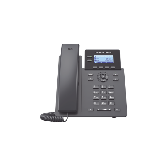 GRP2602, Teléfono IP, 4 cuentas SIP, 2 líneas, No PoE