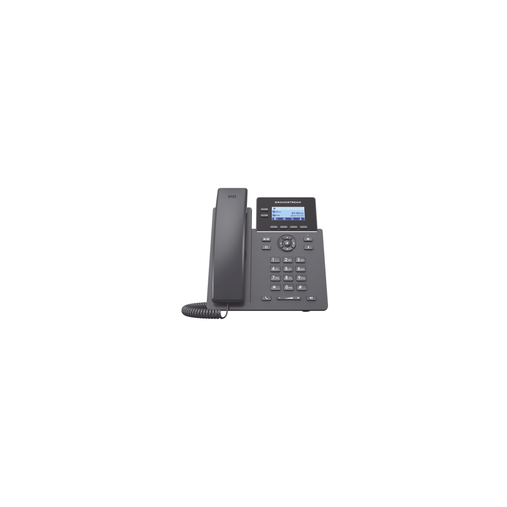 GRP2602, Teléfono IP, 4 cuentas SIP, 2 líneas, No PoE