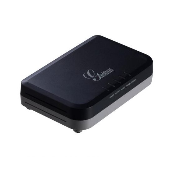 HT704, ATA VOIP con 4 puertos FXS