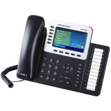 GXP2160, Teléfono IP HD, 6 SIP/Líneas, PoE, 24 Teclas BLF, GigaEth, Bl
