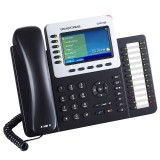 GXP2160, Teléfono IP HD, 6 SIP/Líneas, PoE, 24 Teclas BLF, GigaEth, Bl