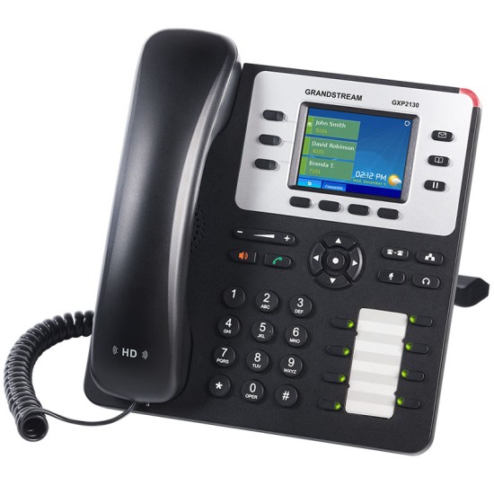 GXP2130, Teléfono IP HD, 3 SIP/Líneas, PoE, 8 Teclas BLF, GigaEth, Blu
