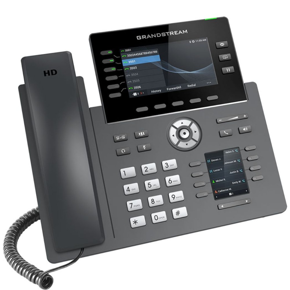 GRP2616, Teléfono IP HD Carrier-Grade, 6 cuentas SIP, 6 líneas, WiFi,