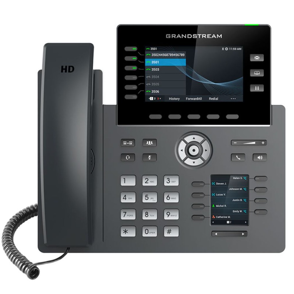 GRP2616, Teléfono IP HD Carrier-Grade, 6 cuentas SIP, 6 líneas, WiFi,