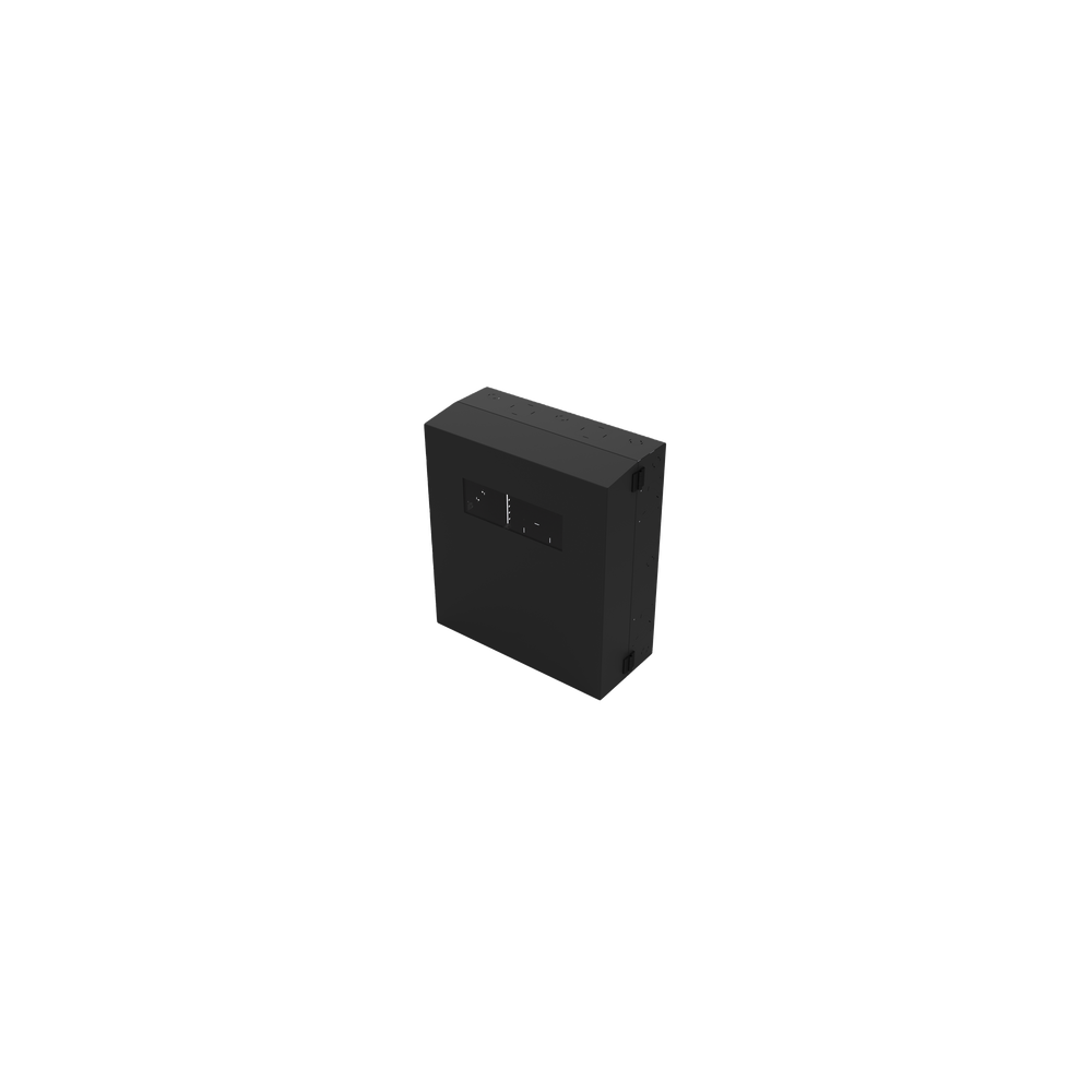 Gabinete de Pared con Rack Horizontal de 6 UR, con Ventanilla de Inspe