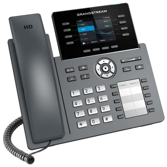 GRP2634, Teléfono IP HD Carrier-Grade, 4 cuentas SIP, 8 líneas, Blueto