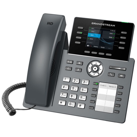GRP2634, Teléfono IP HD Carrier-Grade, 4 cuentas SIP, 8 líneas, Blueto